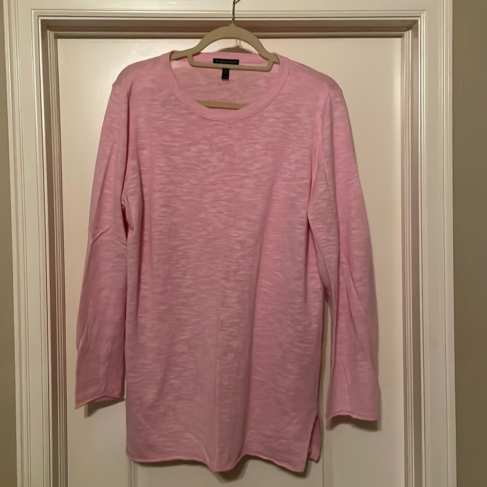 Large Pink Eileen Fisher Sweater
